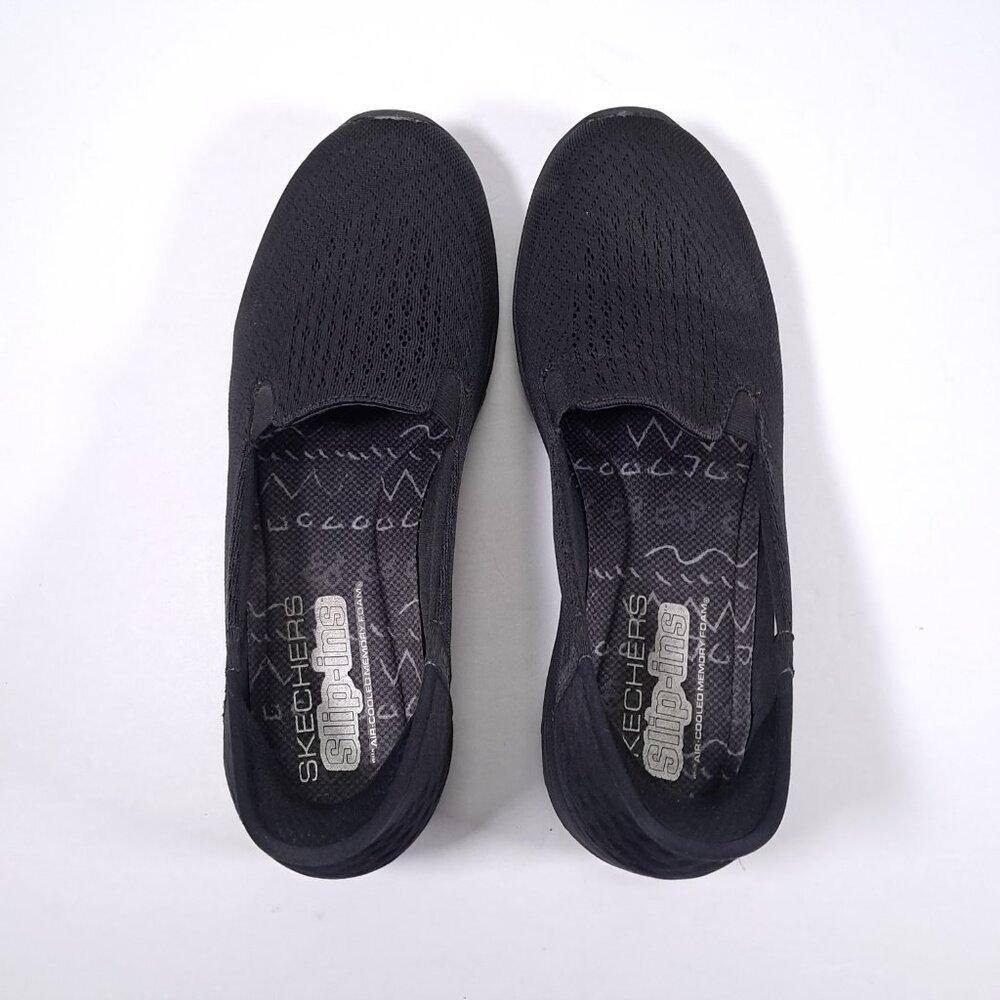 Skechers Slip Ins Shoes Women 9.5 Black Reggae Fest 2.0 Sneakers 158698 - Picture 7 of 14